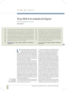 Virus HHV-8 et maladie de Kaposi
