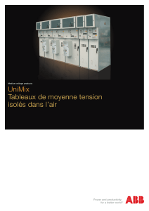 UniMix Tableaux de moyenne tension isolés dans l`air