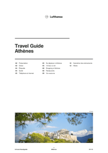 Athènes | Lufthansa ® Travel Guide