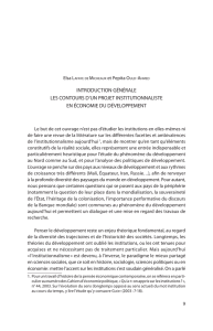 INTRODUCTION GÉNÉRALE LES CONTOURS D`UN PROJET