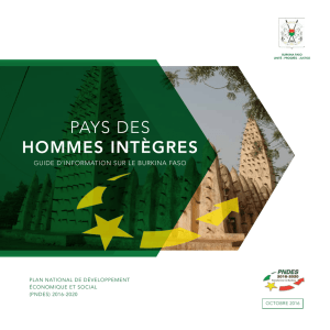 pays des hommes intègres - Conférence des partenaires pour le