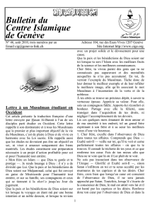 Bulletin n°46 - Centre Islamique de Genève
