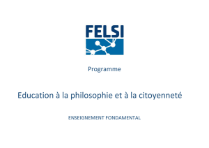 Education à la Philosophie et à la Citoyenneté fondamental