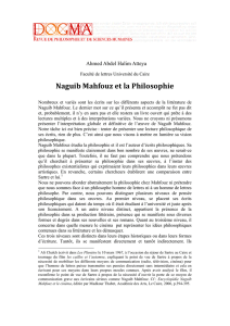 Naguib!Mahfouz!et!la!Philosophie!