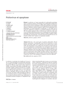 Poliovirus et apoptose