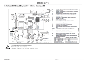 DTT 6301 400V 2~ Schaltplan SC/ Circuit Diagram SC / Schéma