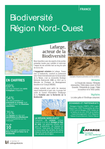 Biodiversité Région Nord- Ouest