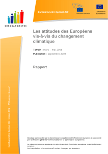 Les attitudes des Européens vis-à