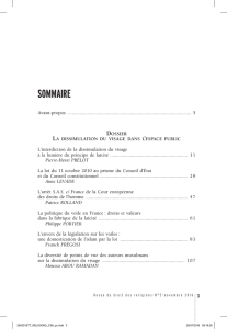 Sommaire de la Revue du droit des religions n° 2/2016 "La