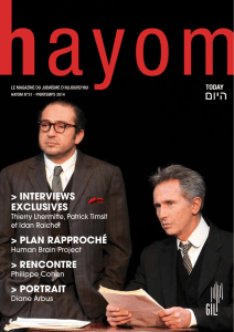 Hayom 51 - Communauté Juive Libérale de Genève