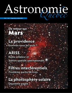 Septembre/octobre 2012 - Astronomie