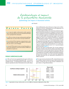 Épidémiologie et impact de la polyarthrite rhumatoïde