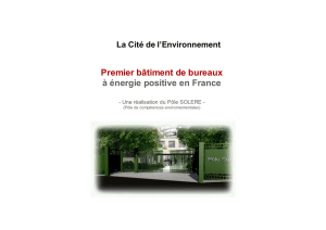 Premier bâtiment de bureaux à énergie positive en France - ale-lyon
