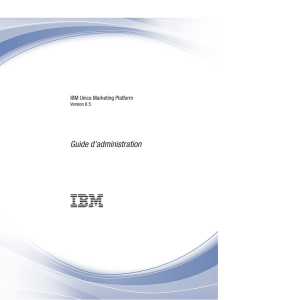 IBM Unica Marketing Platform