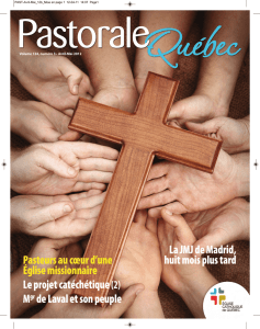 PQ 124-3, Avril-Mai 2012 - Archives de l`Archidiocèse de Québec