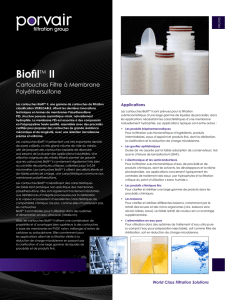 BiofilTM II - Porvair Filtration Group