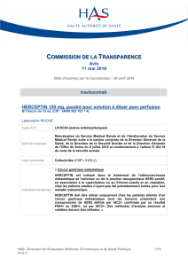 Avis de la Commission de la Transparence du 11-05-2016
