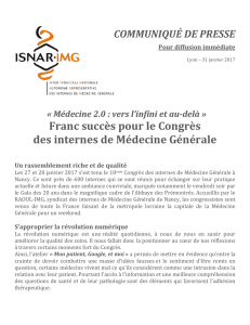 Franc succès pour le Congrès des internes de - ISNAR-IMG