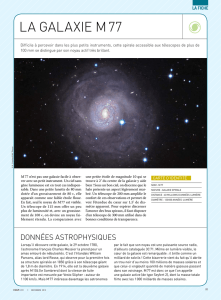 LA GALAXIE M 77 - Observation astronomique dans le 47