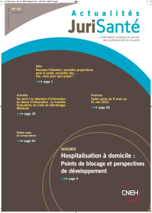 Hospitalisation à domicile