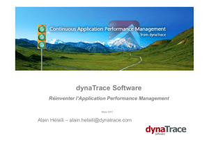 dynaTrace - Guide Share France