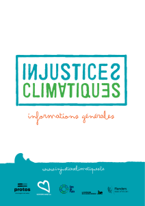 informations générales - Injustices climatiques