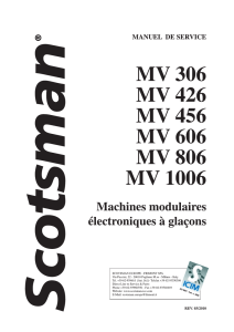 machine modulaire à glaçons mv 1006