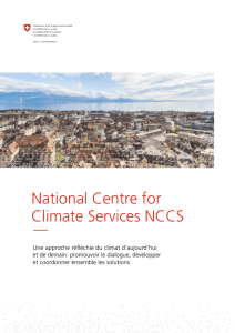 National Centre for Climate Services NCCS