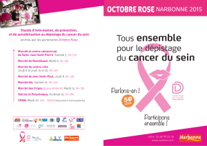 Tous ensemble du cancer du sein - Le Comité d`Animation Voltaire