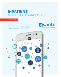 e-patient - e-santé communication