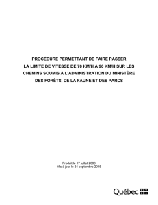 Format PDF, 1,1 Mo - Ministère des Forêts, de la Faune et des Parcs