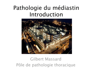 Pathologie du médiastin introduction