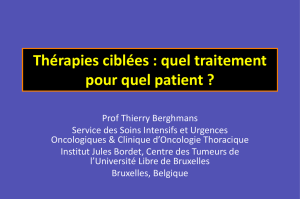 Thérapies ciblées : quel traitement pour quel patient ?