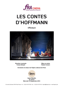 Les contes d`Hoffmann - Saint