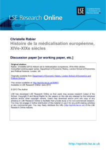 Histoire de la médicalisation européenne, XIVe