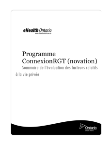 Programme ConnexionRGT (novation)