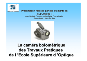 camera_thermique - Institut d`Optique Graduate School