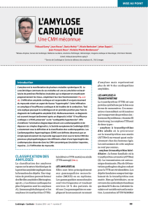 L`amyLose Cardiaque - Cardiologie Cardinale