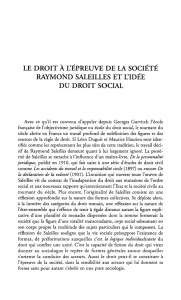 Frédéric Tellier, Le droit à l`épreuve de la société. Raymond