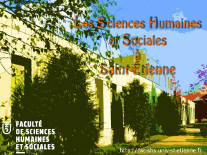 La Faculté de Sciences Humaines et Sociales