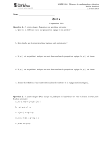 Quiz 2 - Page web de Nicolas Bouffard