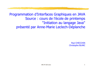 Programmation d`interfaces graphiques