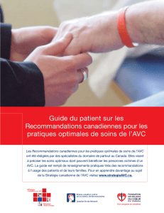 Guide du patient sur les Recommandations canadiennes pour les