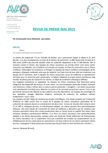 revue de presse mai 2015