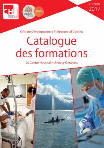 Catalogue des Formations 2017