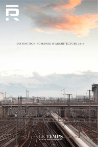 distinction romande d`architecture 2014