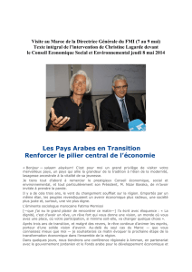 Visite au Maroc de la Directrice Générale du FMI (7