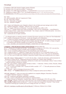 Chronologie I. Fondation 1299-1453