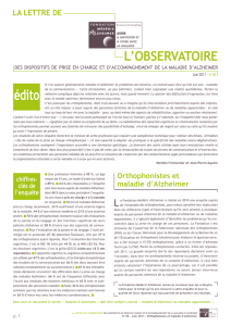 Orthophonistes et maladie d`Alzheimer