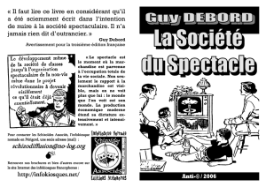 Guy Debord, La société du spectacle